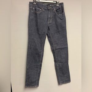 Two pairs of Goodfellow jeans. Dark is skinny stretch fit, light pr Athletic fit